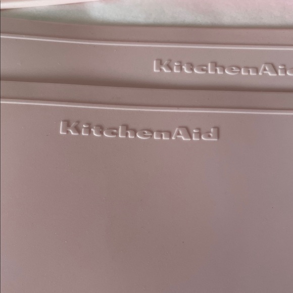 KitchenAid Blush Silicone Baking Mat Set - Picture 2 of 4